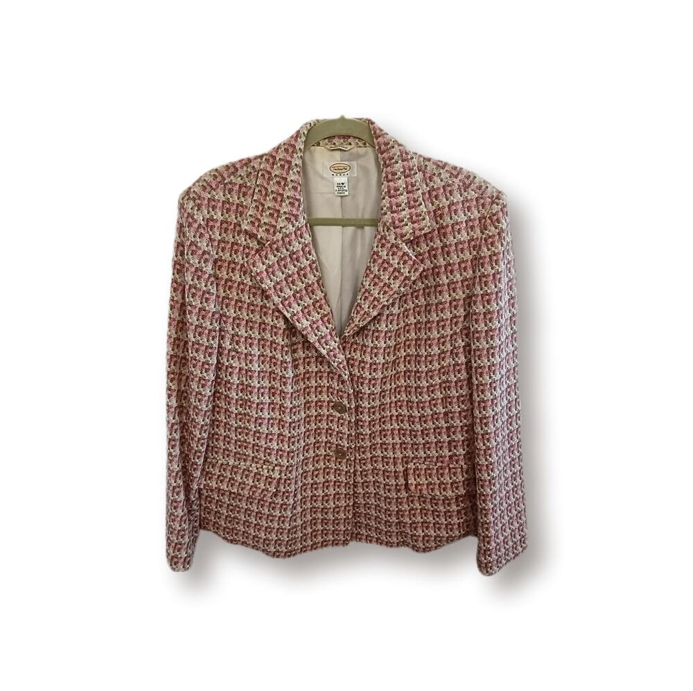 Talbots Women's Tweed Blazer - Size 16W